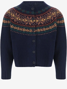 Howlin' Magic Waves Fair Isle Cardigan