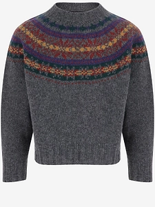 Howlin' Living In The Light Fair Isle Knitted Sweater