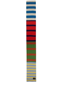Striped Knit Scarf