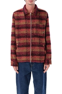 Huf Megablast Plaid Fuzzy Jacket