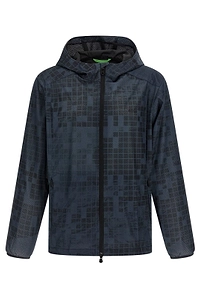 Hugo Boss Jump Jt Patterned Hooded Jacket