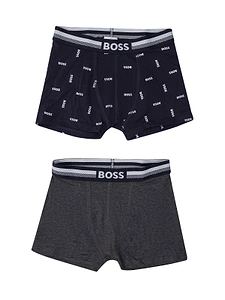 Hugo Boss Kids 2 Pack Logo Waistband Boxers