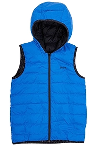 Hugo Boss Kids Hooded Quilted Vest