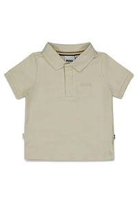 Hugo Boss Kids Logo Embossed Short Sleeved Polo Shirt