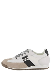Hugo Boss Kids Logo-Print Lace-Up Sneakers
