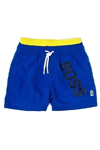 Hugo Boss Kids Logo Printed Swim Shorts