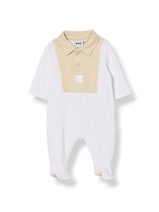 Hugo Boss Kids Panelled Sleepsuit