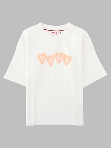 Hugo Kids Heart Logo T-Shirt