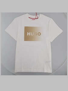 Hugo Kids Logo Print T-Shirt