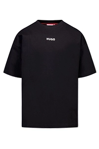 Hugo Kids Logo Printed Crewneck T-Shirt
