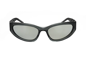Hugo Rectangular Wrap Sunglasses