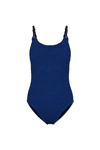 Hunza G Camille Crinkle One-Piece Swimsuit