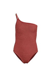 Hunza G Clara One-Shoulder Swimsuit