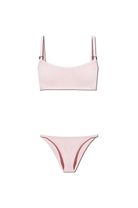 Hunza G Iris Bikini With Gold Hoops