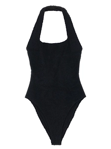 Hunza G Sandy Crinkle One-Piece Beachwear