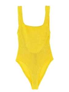 Hunza G Square Neck Crinkle Swimsuit