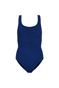 Hunza G Square Neck Crinkle Swimsuit