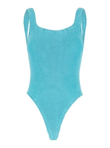 Hunza G Square Neck Ribbed Swimsuit