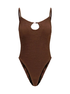 Mia Beaded Crinkle Swimsuit