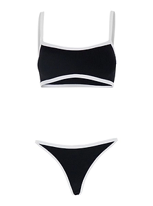Braided Straps Bikini Set