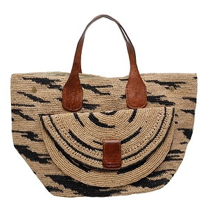 Laza Ii Zebra Pattern Handbag