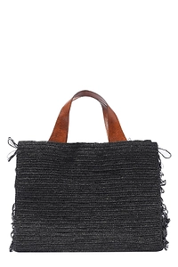Onja Woven Fringed Tote Bag