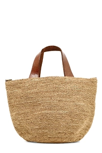 Mirozy Woven Top Handle Bag