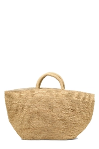 Ibeliv Vanilla Woven Top Handle Bag