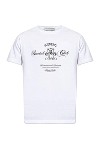 Iceberg Bear Printed Crewneck T-Shirt