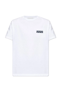 Iceberg Checked Logo Patch T-Shirt