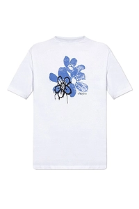 Iceberg Floral Printed Crewneck T-Shirt