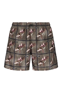 Iceberg Graphic Print Swim Shorts