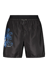 Iceberg Graphic Print Swim Shorts