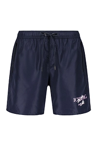 Iceberg Logo Drawstring Swim Shorts