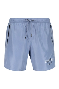 Iceberg Logo Drawstring Swim Shorts