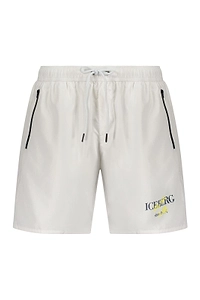 Iceberg Logo Drawstring Swim Shorts