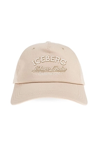 Iceberg Logo Embroidered Baseball Cap