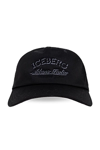 Iceberg Logo Embroidered Baseball Cap