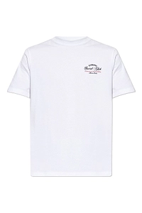 Iceberg Logo Embroidered Crewneck T-Shirt