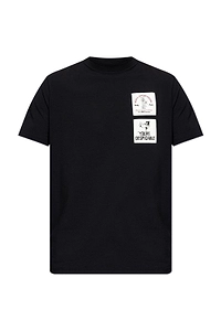 Iceberg Logo Patch Crewneck T-Shirt