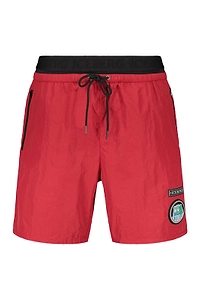 Iceberg Logo Patch Swim Shorts