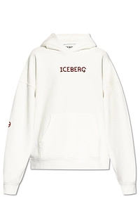 Iceberg Logo Printed Hoodie