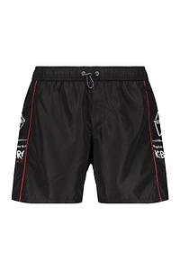 Iceberg Logo Trim Swim Shorts