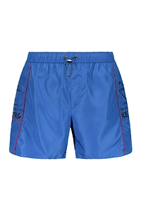 Iceberg Logo Trim Swim Shorts