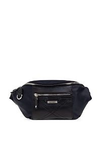 Iceberg Quilted Zip Belt Messenger Bag