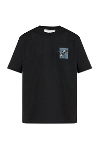 Iceberg Pattern-Printed Crewneck T-Shirt