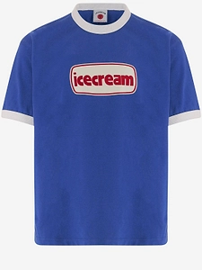 Icecream Contrast Trim Logo T-Shirt