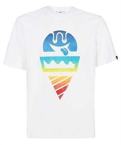 Icecream Gradient Logo Patch T-Shirt