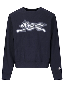 Icecream Glitter Running Dog Sweatshirt