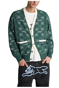 Icecream Logo Pattern V-Neck Cardigan